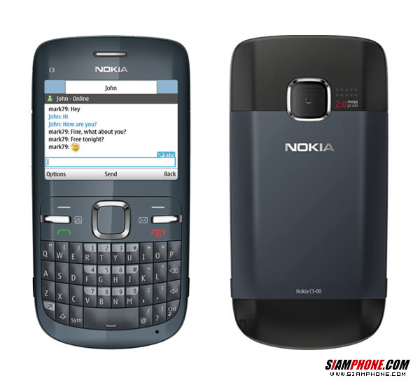 nokia c3 00. Nokia C3 - โนเกีย