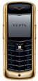 Vertu Constellation Yellow Gold Black Leather