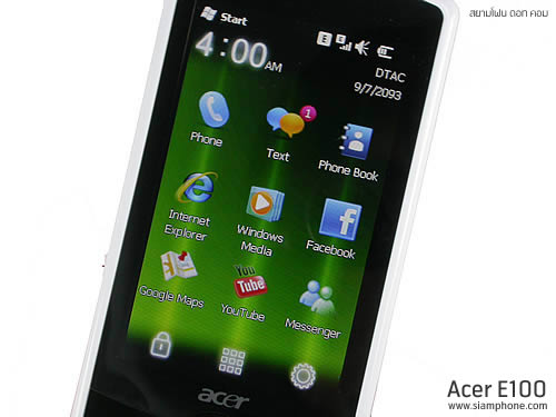 acer beTouch E100 - เอเซอร์ E100
