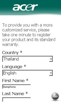 acer beTouch E100 - เอเซอร์ E100