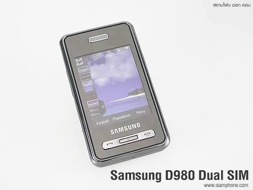 Samsung D980 Dual SIM