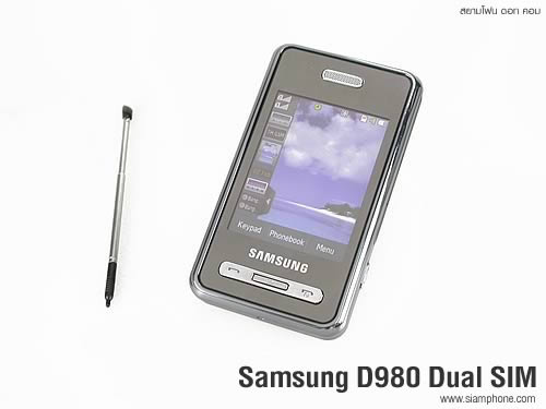 Samsung D980 Dual SIM
