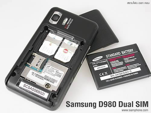 Samsung D980 Dual SIM