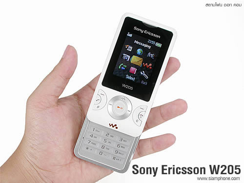 Sony Ericsson W205 - โซนี่ อิริคสัน