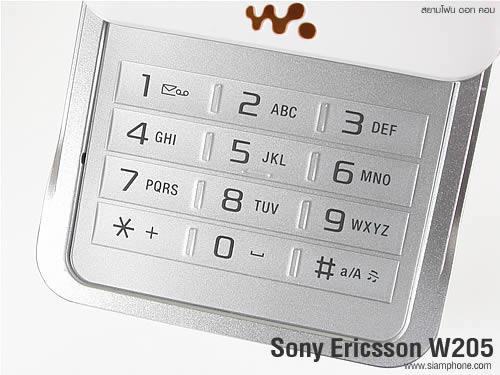 Sony Ericsson W205 - โซนี่ อิริคสัน