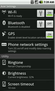 Acer Liquid E Ferrari - เอเซอร์ Liquid E Ferrari 