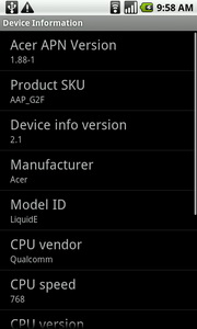 Acer Liquid E Ferrari - เอเซอร์ Liquid E Ferrari 