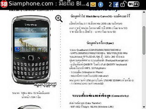 BlackBerry Curve 3G 9300- แบล็คเบอร์รี่ Curve 3G 9300