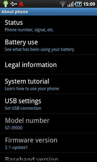 Samsung Galaxy S - ซัมซุง Galaxy S