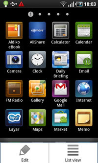 Samsung Galaxy S - ซัมซุง Galaxy S