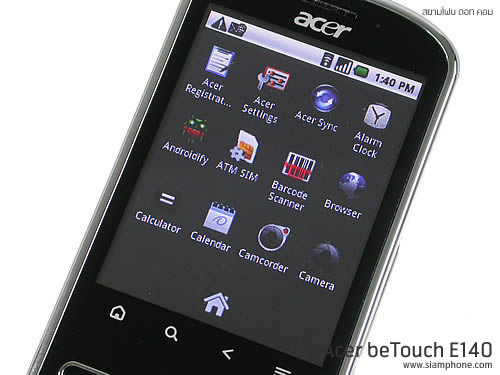 Acer beTouch E140 - เอเซอร์ E140