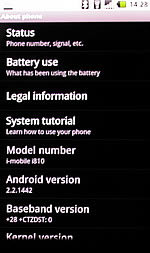 i-mobile i810 Android - ไอโมบาย i810