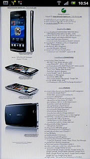 Sony Ericsson Xperia arc - โซนี่ อีริคสัน arc