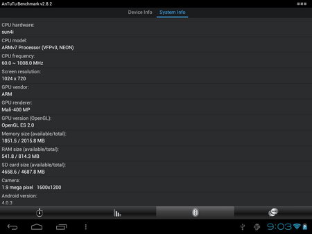 Coby Kyros 9742 Tablet - โคบี้