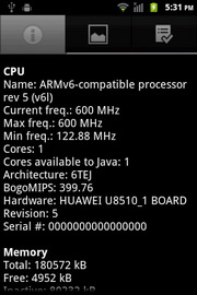 Huawei IDEOS X3 - หัวเหว่ย U8510 IDEOS X3