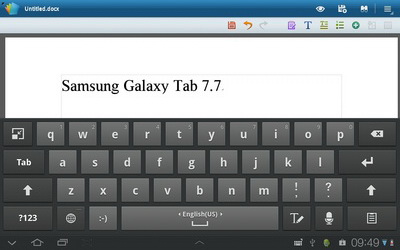 Samsung Galaxy Tab 7.7 - ซัมซุง Galaxy Tab 7.7