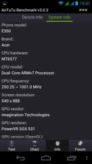 Acer Liquid Gallant S Duo - เอเซอร์ E350