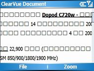 Dopod C720w - ดูพอด