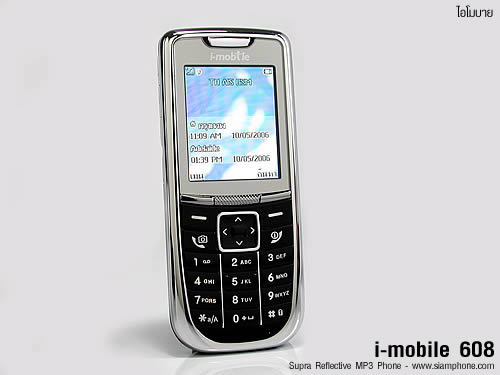 imobile 608 - Supra Reflective Mp3 Phone