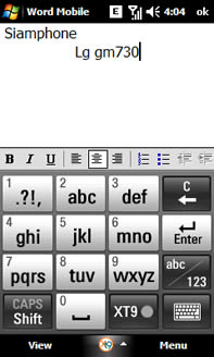 LG GM730 - แอลจี GM730