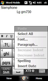 LG GM730 - แอลจี GM730