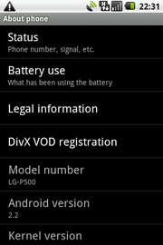 LG Optimus One - แอลจี Optimus One